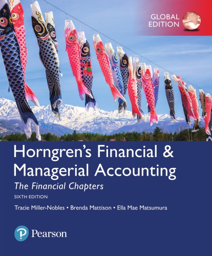 Horngren's financial & managerial accounting: the financial chapters (6th Edition) - Orginal Pdf